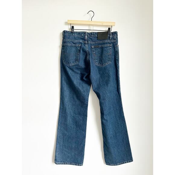 Madewell NWOT Slim Wide-Leg Jeans in Crownridge Wash: Raw-Hem Edition Plus 32 - Picture 5 of 6